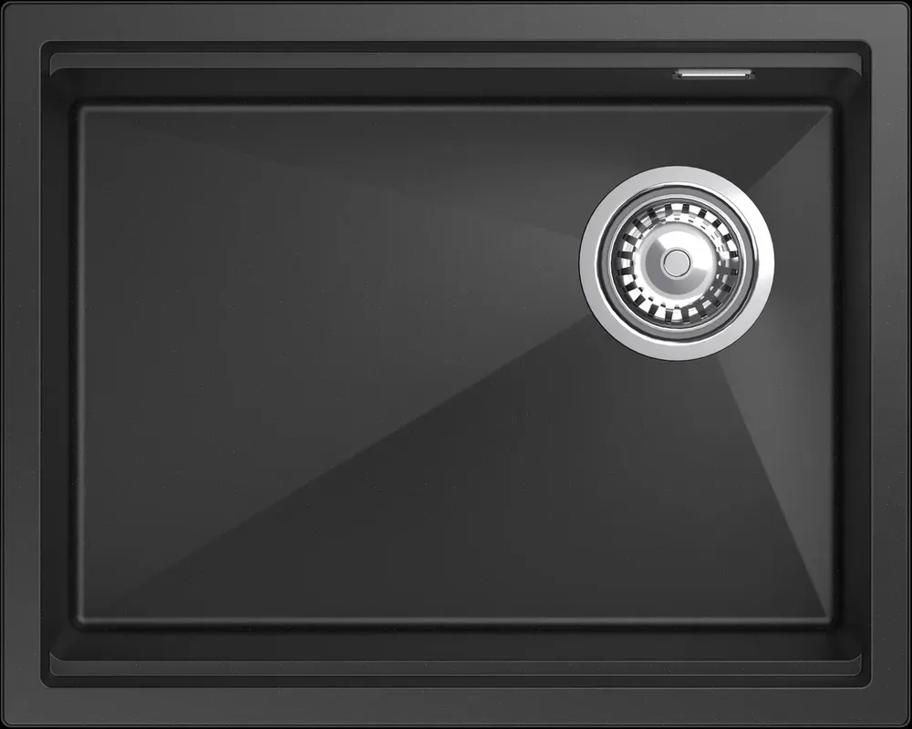 Фото товара: Rivelato LINO LN-554-R antracite, мойка, гранит, антрацит