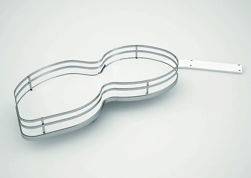 Фото товара: Sige Nuvola Solo карусель 1/2 в нижний шкаф 900 мм, фасад 450 мм, 2 полки, левая