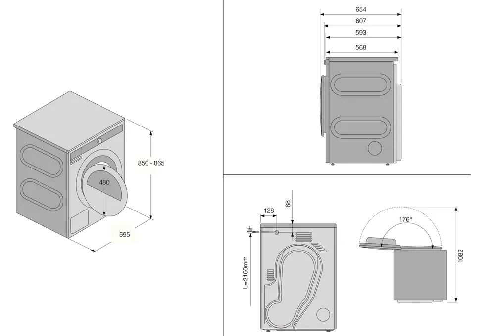 Детальное фото товара: ASKO T408CD.W.P