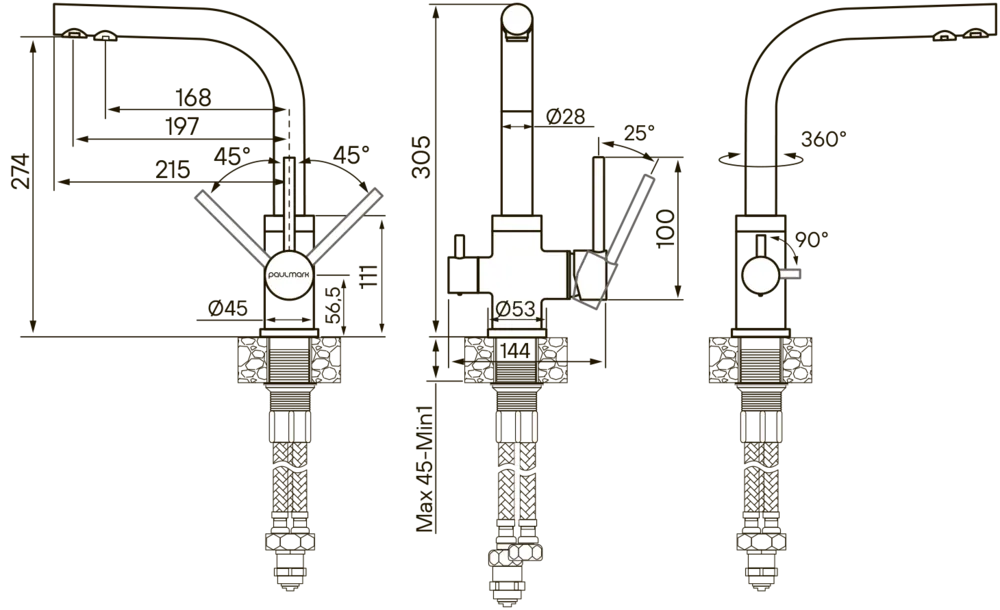 Схема встраивания