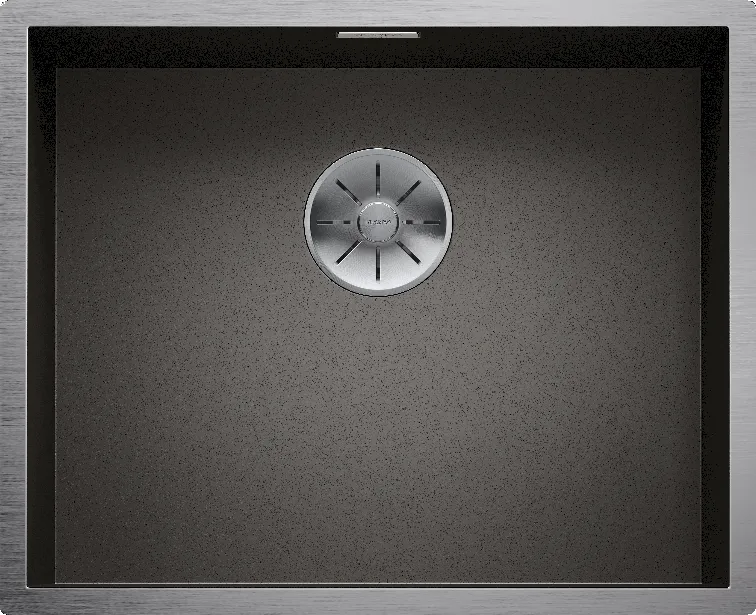 Детальное фото товара: Blanco Zerox 500-U, мойка, нержавеющая сталь Dark Steel