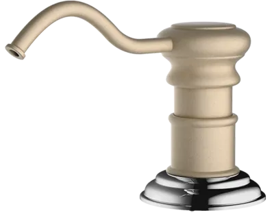 Детальное фото товара: Omoikiri OM-01-CH, дозатор для моющего средства, шампань