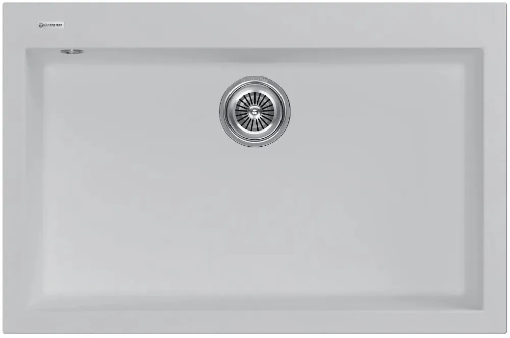 Фото товара: KUCHENSTERN OBEN 80, мойка, гранит, белый