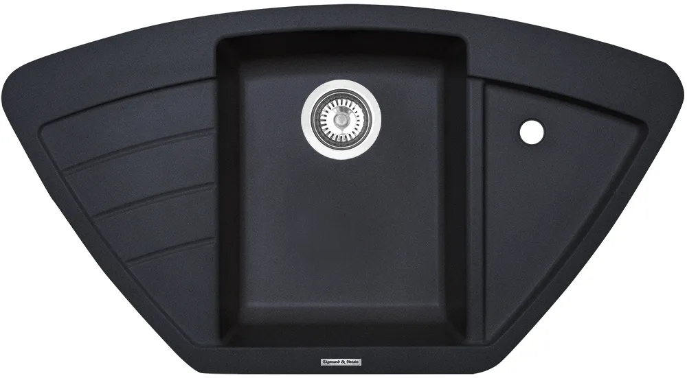 Фото товара: Zigmund & Shtain ECKIG 900, мойка, черный базальт