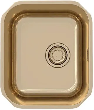 Детальное фото товара: ALVEUS VARIANT MONARCH 40 BRONZE, мойка, нерж. сталь, бронза (в комплекте с выпуском без сифона)