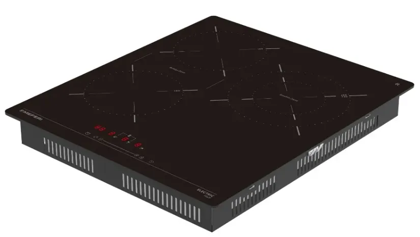 Детальное фото товара: MEFERI MEH453BK POWER стеклокерамическая поверхность