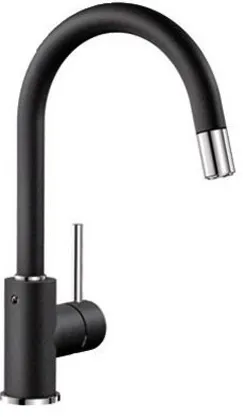 Фото товара: Blanco Mida-S, смеситель, гранит, антрацит