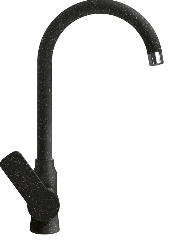 Фото товара: LAVA SG07 BASALT, смеситель, гранит, черный