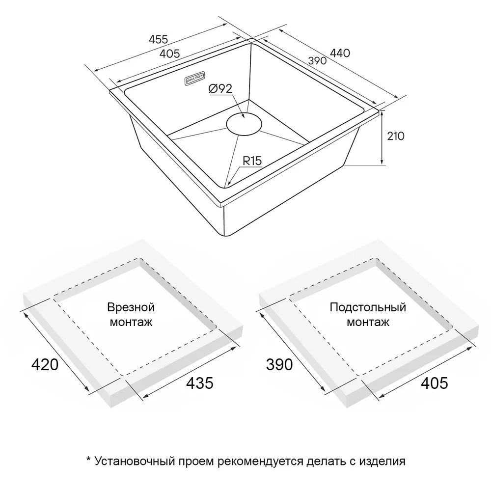 Схема встраивания