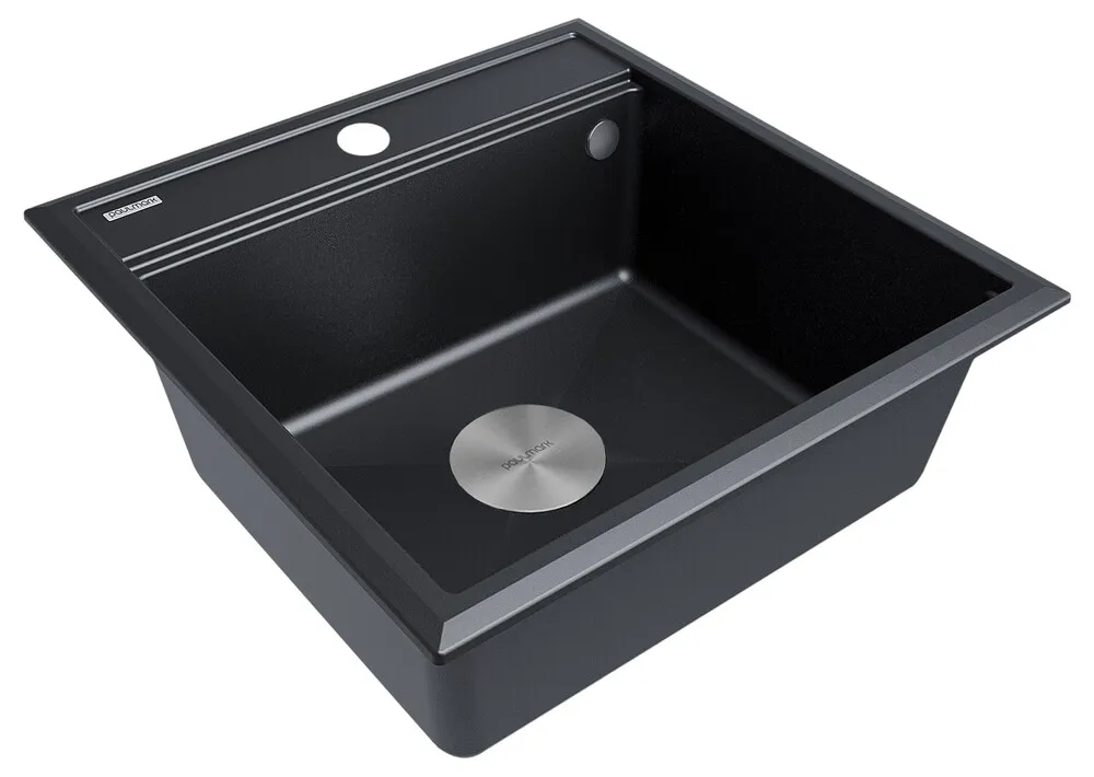 Детальное фото товара: Paulmark STEPIA 50, мойка, гранит, черный металлик