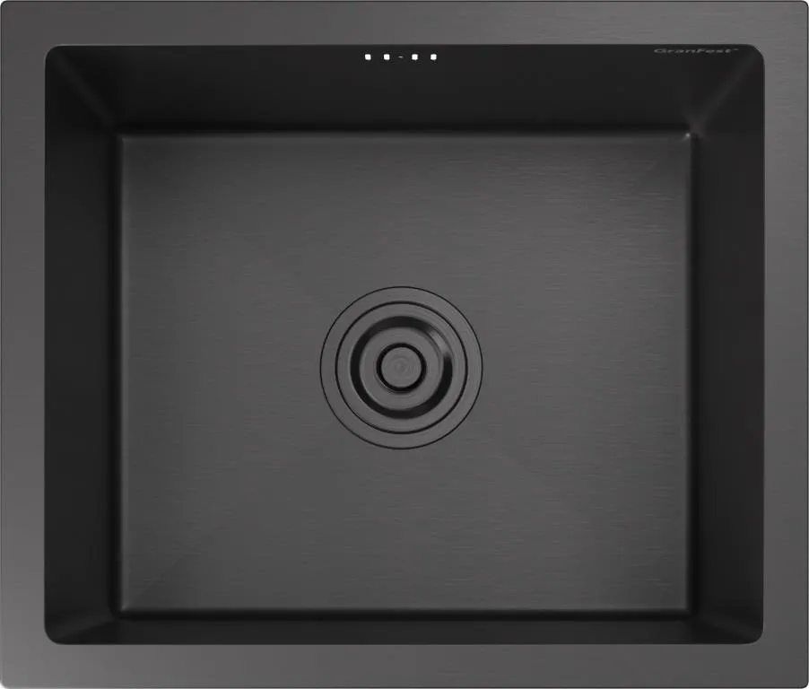 Фото товара: GranFest 4538 PVD, мойка, нержавеющая сталь, графит