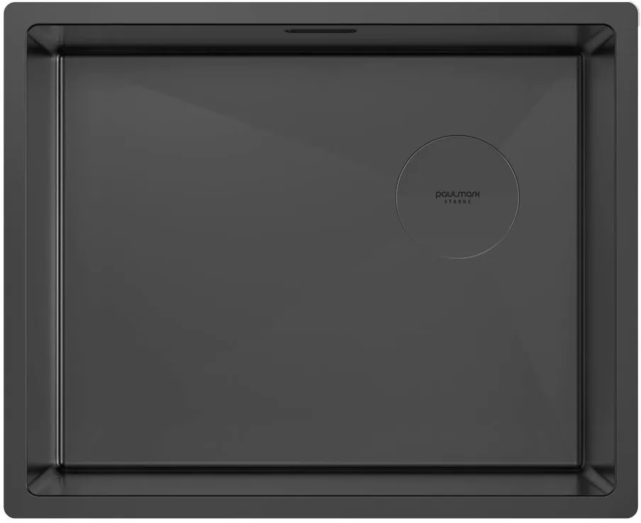 Детальное фото товара: Paulmark NEXT-SKEW 54 UNI, мойка, нержавеющая сталь, матовый черный