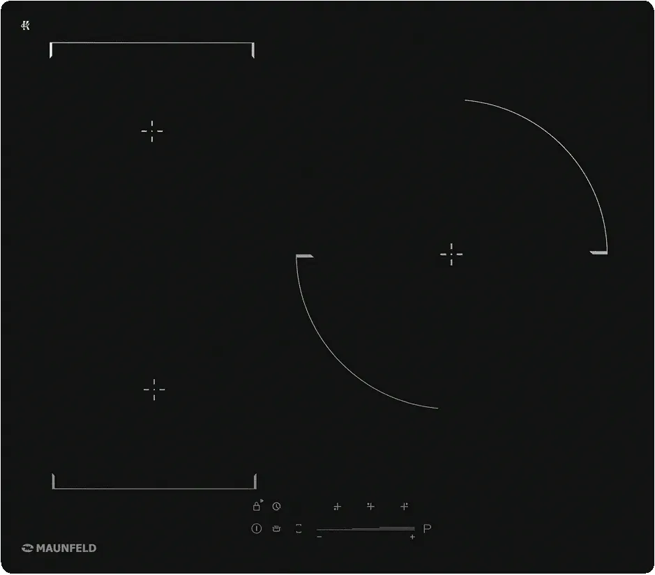 Фото товара: Maunfeld CVI593SBBK индукционная поверхность