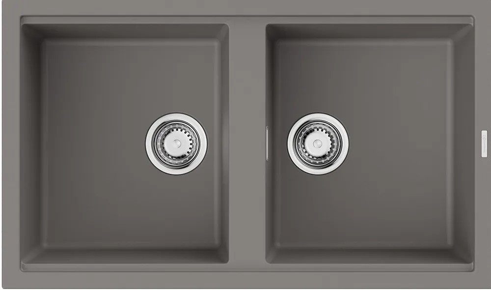 Фото товара: Omoikiri Kitagawa 86-2-GR, мойка, керамика, leningrad grey