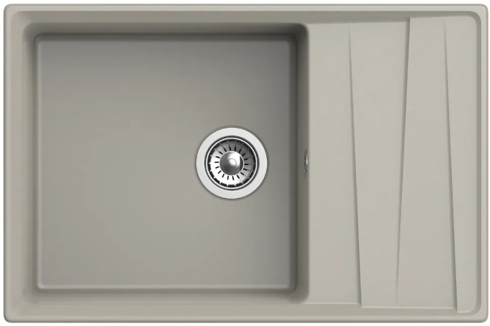 Детальное фото товара: GranFest LEVEL GF-LV-760L, мойка, мрамор, топаз