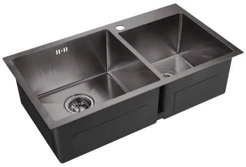 Фото товара: Emar EMB-210 PVD Nano Dark, мойка, нержавеющая сталь, вороненая сталь
