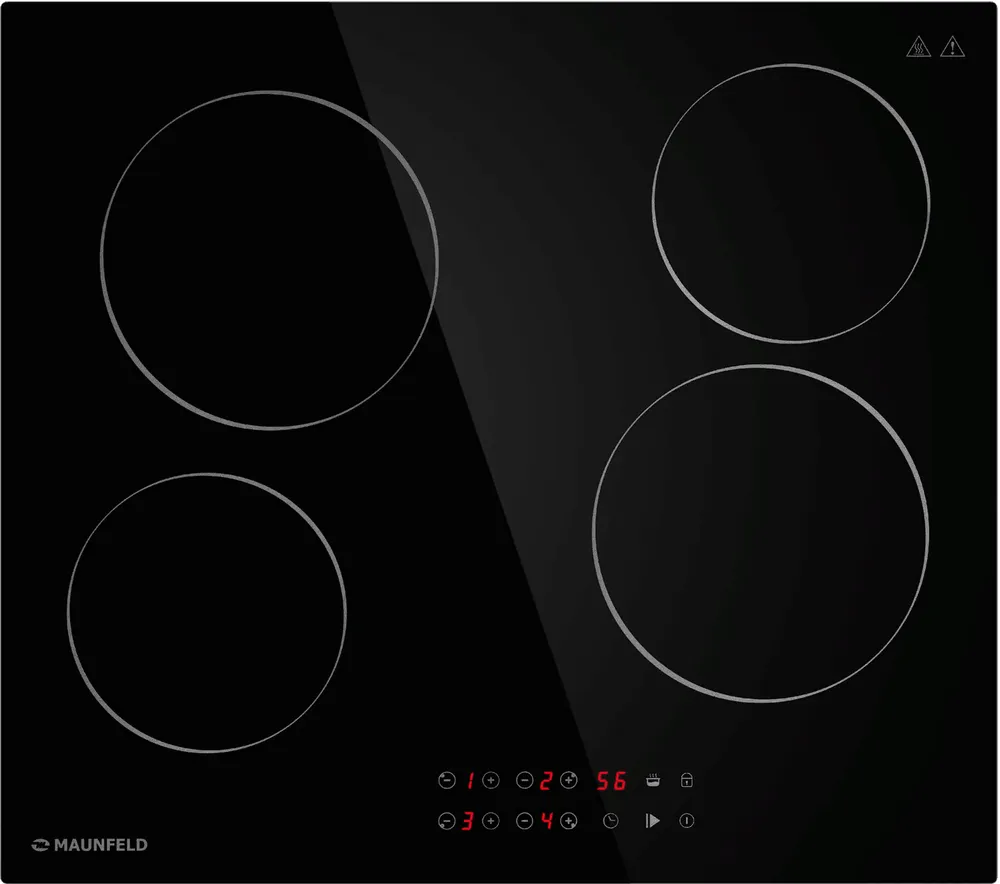 Фото товара: Maunfeld CVCE594BK стеклокерамическая поверхность