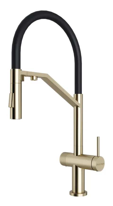 Фото товара: Paulmark ZENDER, смеситель, светлое золото