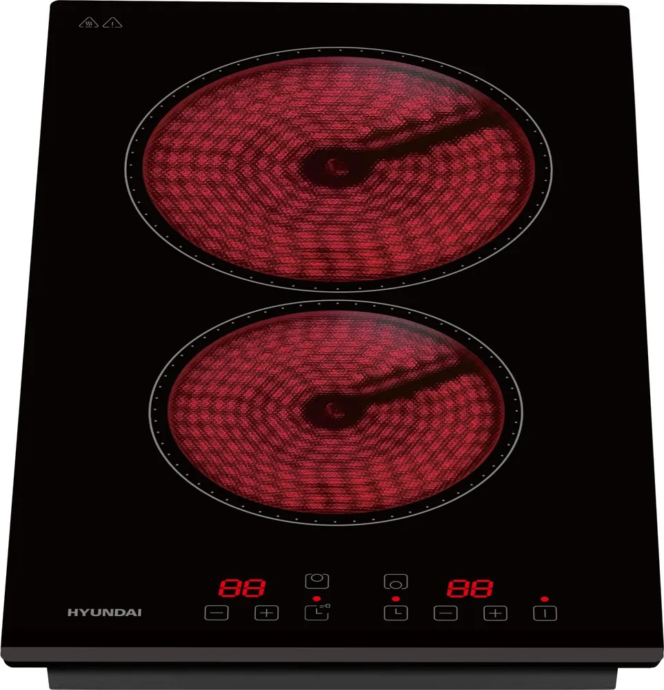 Детальное фото товара: Hyundai HHE 3251 BG стеклокерамическая поверхность