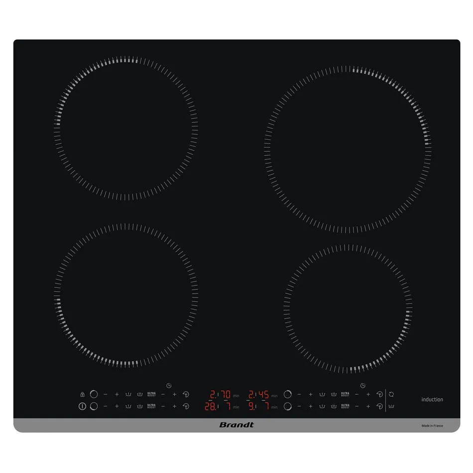 Фото товара: Brandt BPI1641SB индукционная поверхность