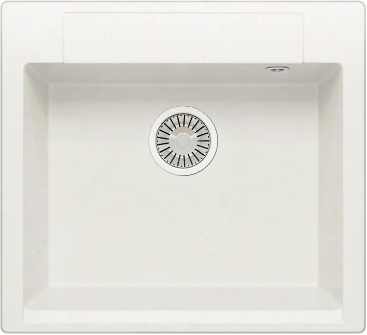 Детальное фото товара: Polygran ARGO-560, мойка, мрамор, белый хлопок 36