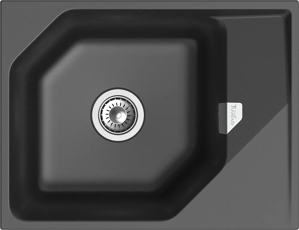 Фото товара: Rivelato LOCUS LS-65 antracite, мойка, гранит, антрацит