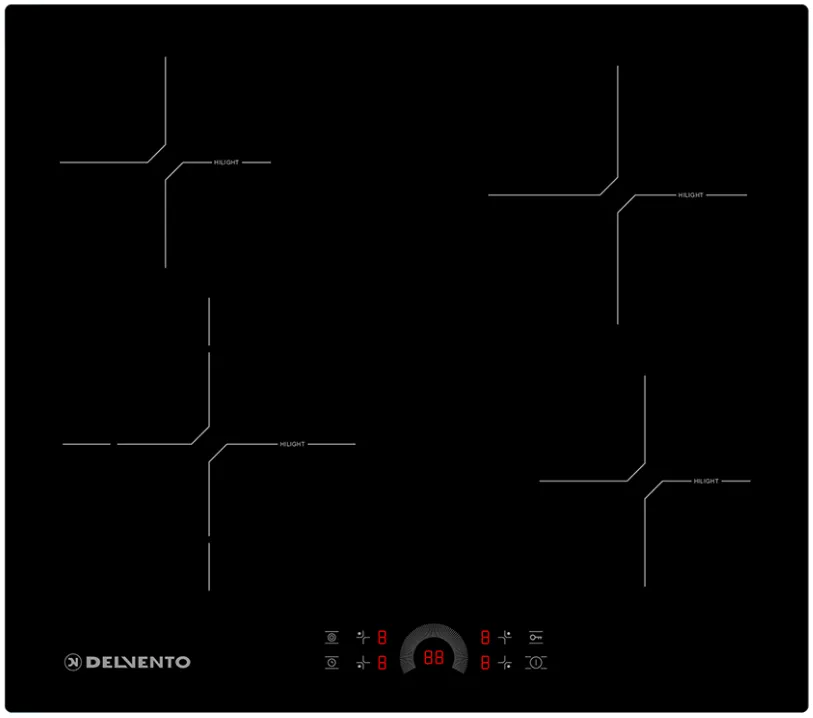 Фото товара: Delvento V60D24S110 стеклокерамическая поверхность