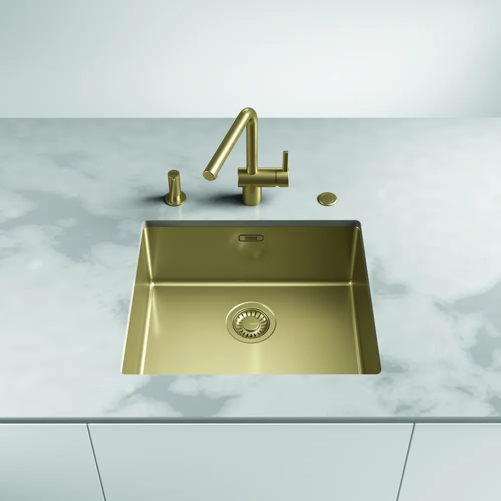 Детальное фото товара: Franke BXM 210/110-50 F-INOX, мойка, нержавеющая сталь, золото