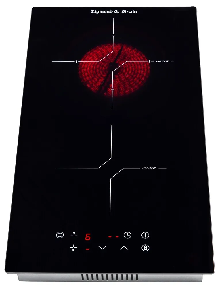 Детальное фото товара: Zigmund & Shtain CN 38.3 B стеклокерамическая поверхность