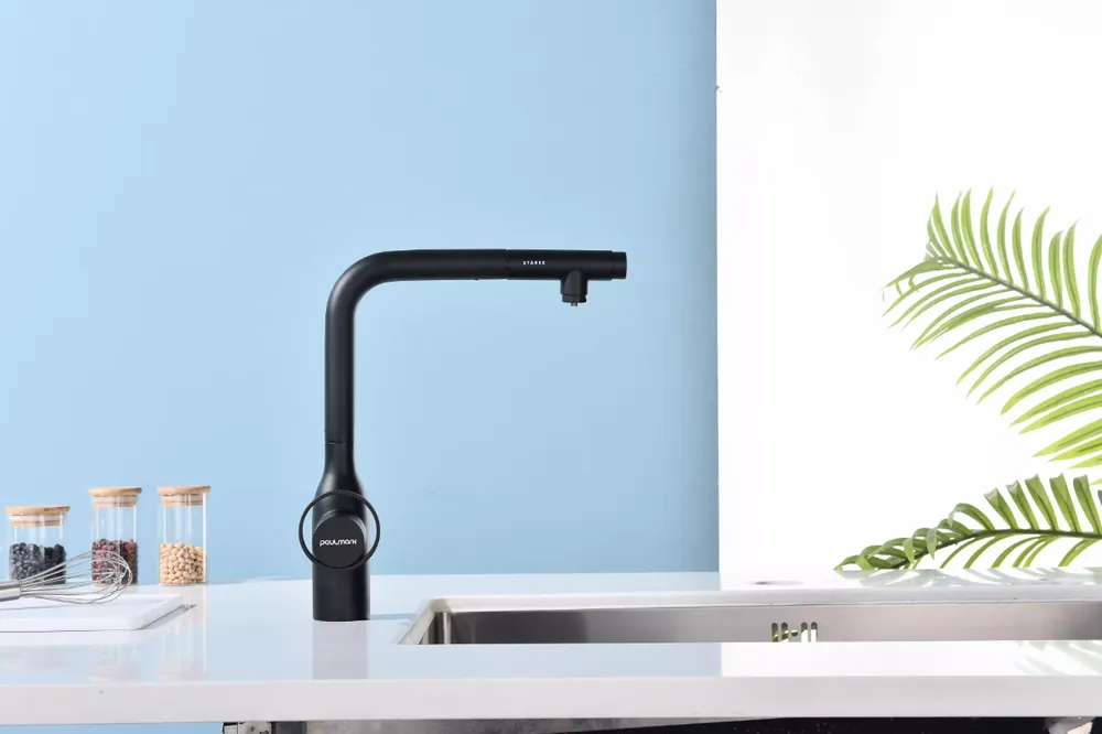 Детальное фото товара: Paulmark URBAN, смеситель, антрацит