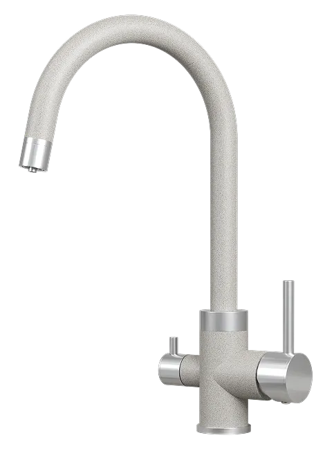 Фото товара: GRANULA 5169 смеситель, нержавеющая сталь, базальт