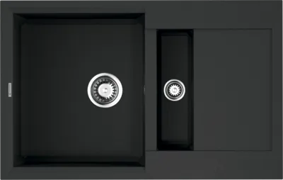 Фото товара: Omoikiri Sakaime 78-2-BL, мойка, гранит, черный