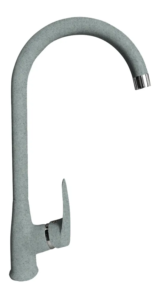 Детальное фото товара: GranFest QUARZ Z3424, смеситель, гранит, серый