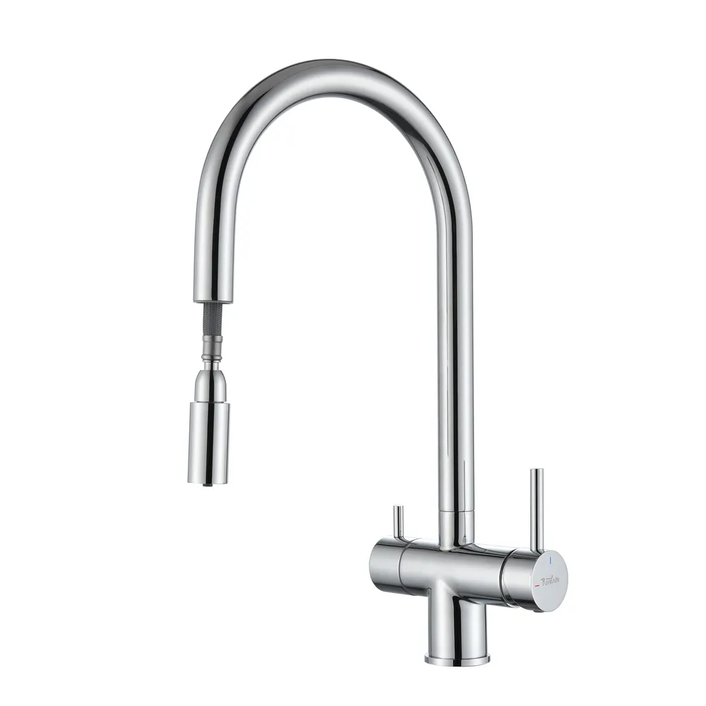 Детальное фото товара: Rivelato TREVI 2433505 cromo, смеситель, хром