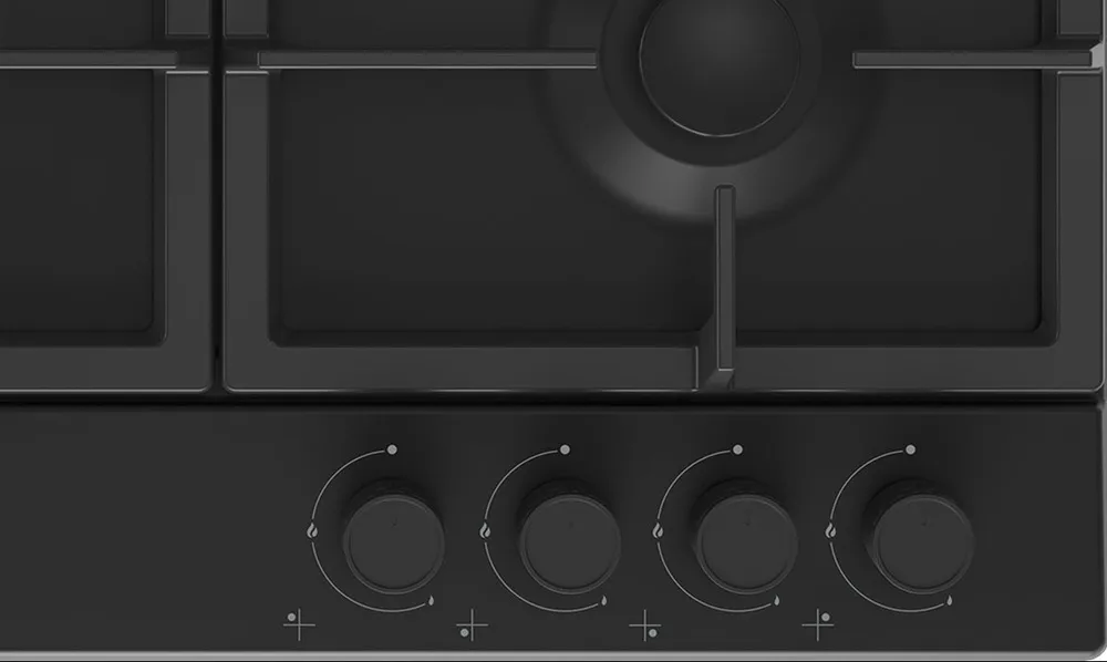 Детальное фото товара: Indesit THPM 642 WS/BL/I газовая поверхность