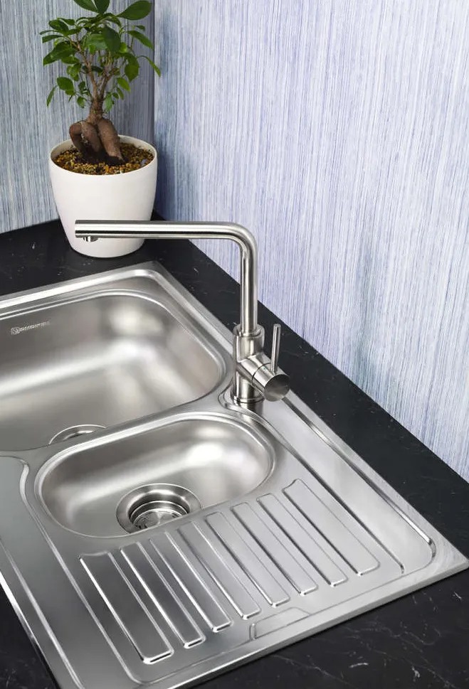 Детальное фото товара: Omoikiri Nakagawa-CH, смеситель, гранит, шампань