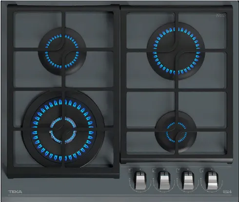 Фото товара: Teka GZC 64320 XBN STONE GREY газовая поверхность