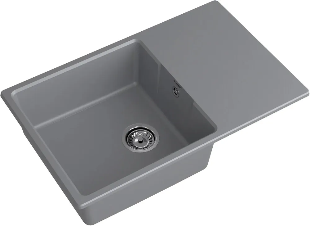 Детальное фото товара: GranFest URBAN 678L, мойка, гранит, темно-серый