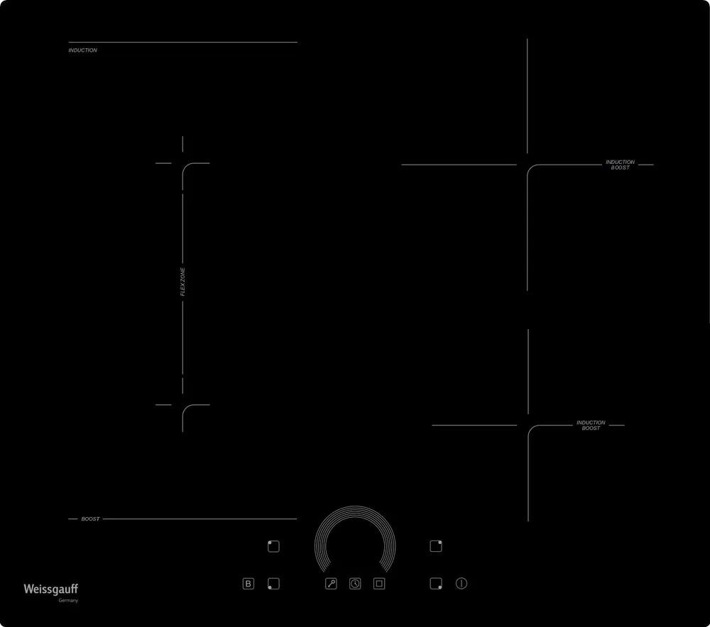 Фото товара: Weissgauff HI 643 BFZ индукционная поверхность