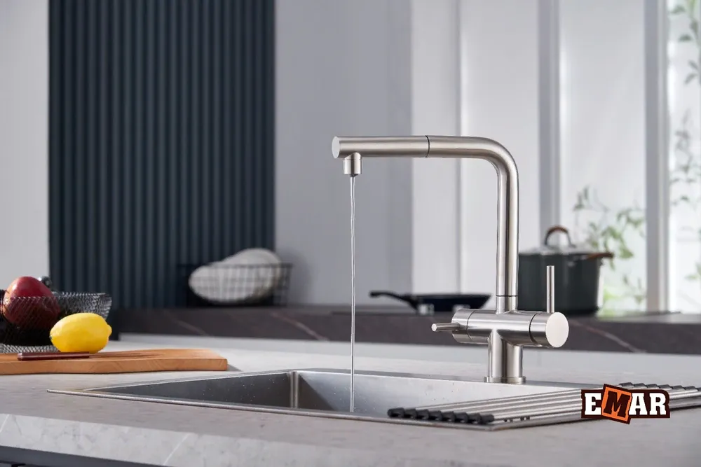 Детальное фото товара: Emar ЕСВ 7017, смеситель, сатин