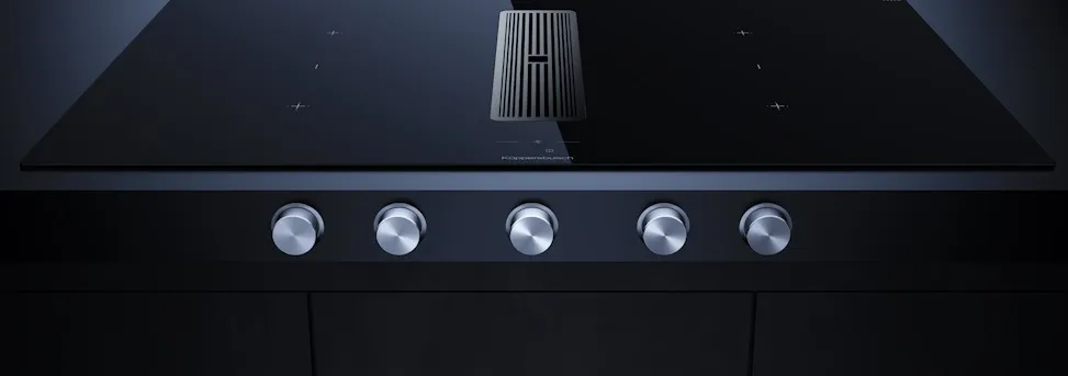 Детальное фото товара: Kuppersbusch KMI 9850.1 SR-E Silver Chrome индукционная поверхность