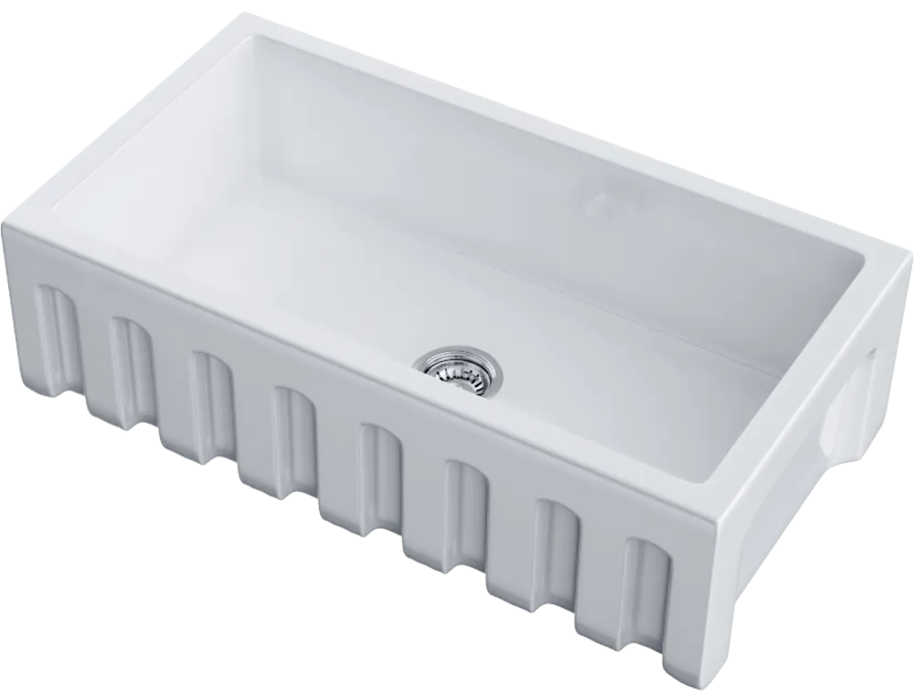 Детальное фото товара: Omoikiri Mikura 83-WH Glossy, мойка, керамика, белый глянцевый