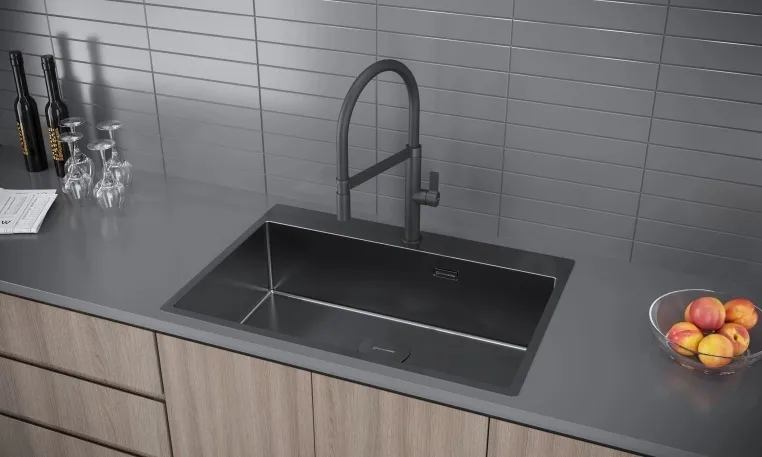 Детальное фото товара: KUCHENSTERN WERK 80, мойка, нержавеющая сталь