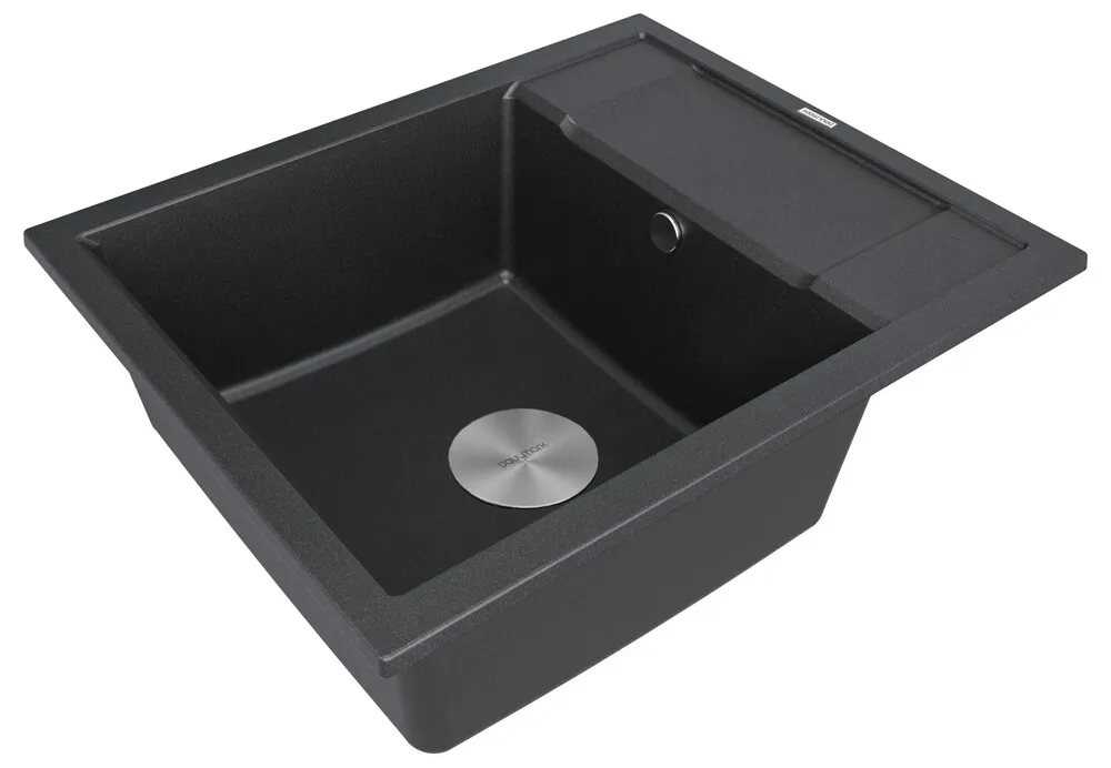 Детальное фото товара: Paulmark FLUGEN 50-600, мойка, гранит, черный  
