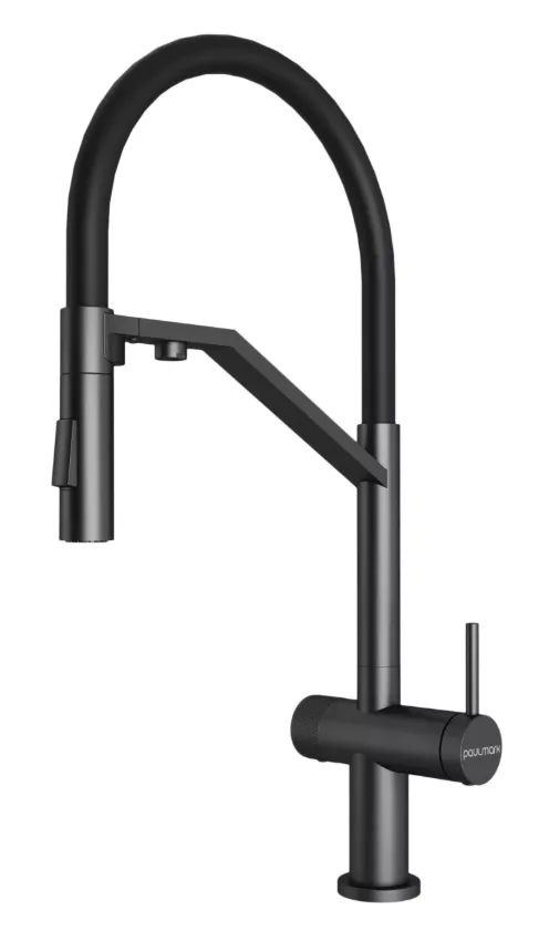 Фото товара: Paulmark ZENDER, смеситель, вороненая сталь