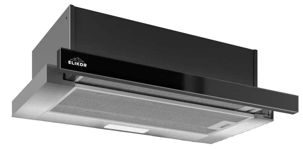 Фото товара: Elikor Интегра GLASS 60П-650-В2Л черный/стекло черное