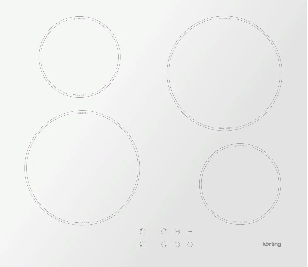 Фото товара: Korting HI 64042 BW индукционная поверхность