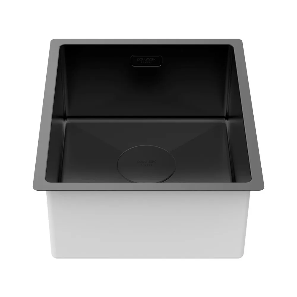 Детальное фото товара: Paulmark NEXT 38 UNI, мойка, нержавеющая сталь, матовый черный