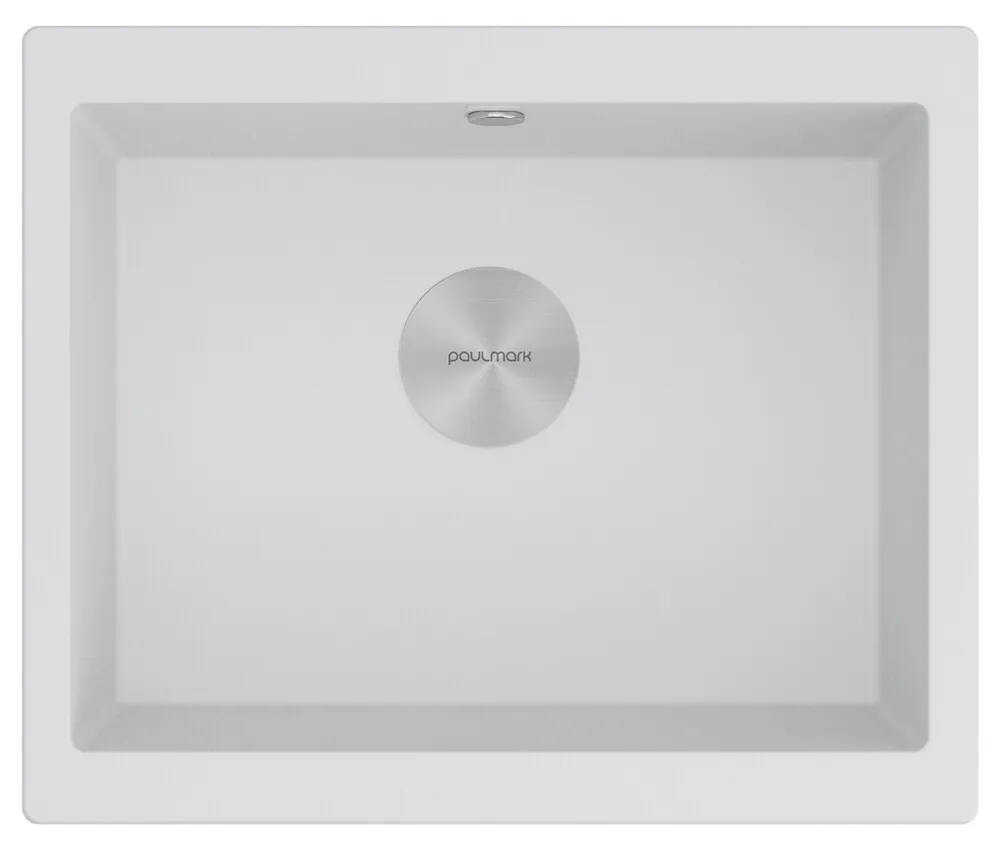 Фото товара: Paulmark GERA, мойка, гранит, белый