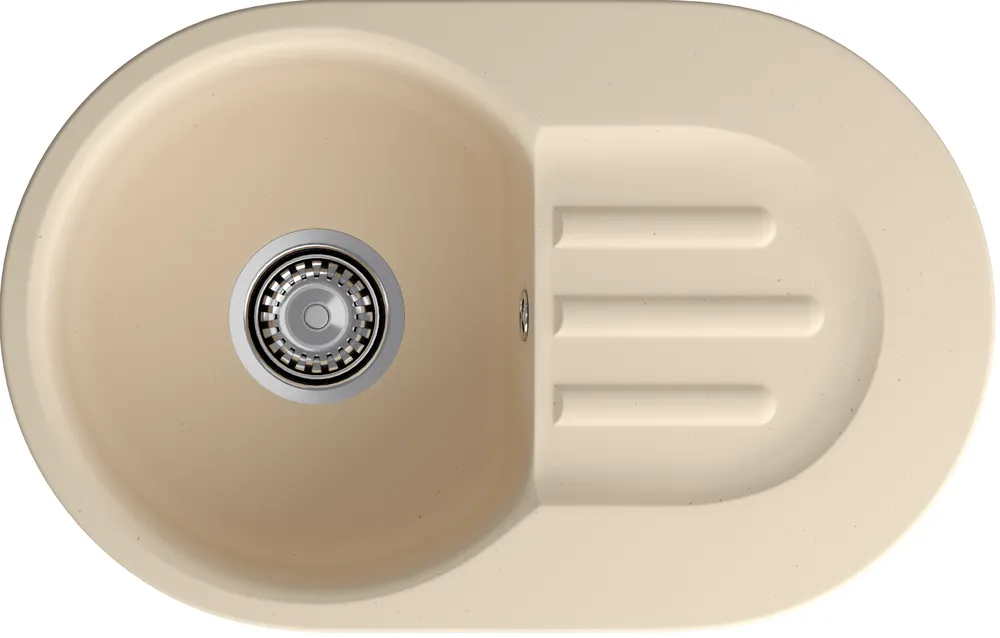 Фото товара: ЭкоМ М-685, мойка, мрамор, бежевый